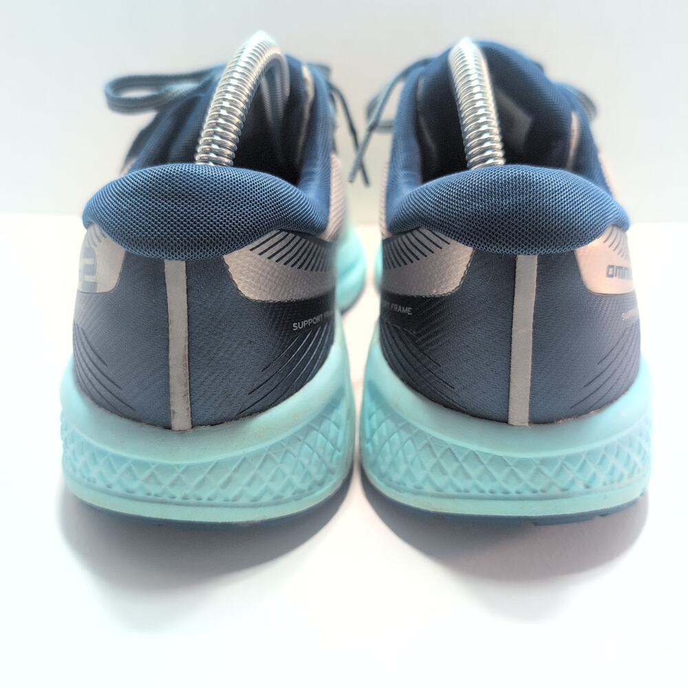 Saucony Omni Iso 2 Everun Running Ocean Blue Silver Shoes Women's 10 - Picture 5 of 8